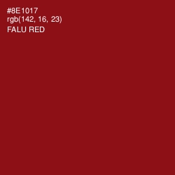 #8E1017 - Falu Red Color Image